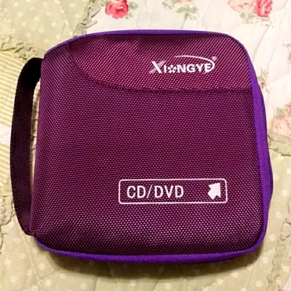 Xi*ngye CD/DVD Purple Travel Case